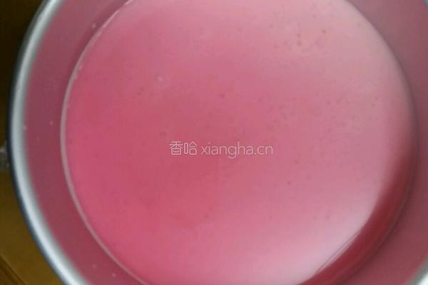 火龙果慕斯蛋糕的做法图解16
