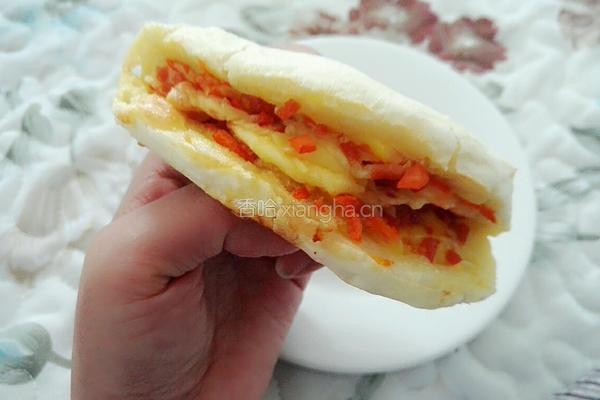 芝士烤饼的做法图解8
