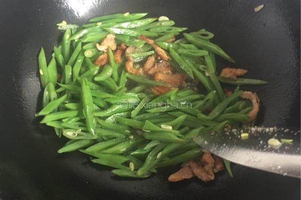 肉丝炒豆角的做法图解6