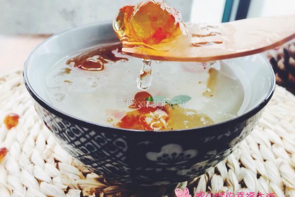 雪燕桃胶皂米羹的做法图解7