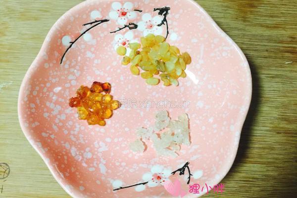 雪燕桃胶皂米羹的做法图解1