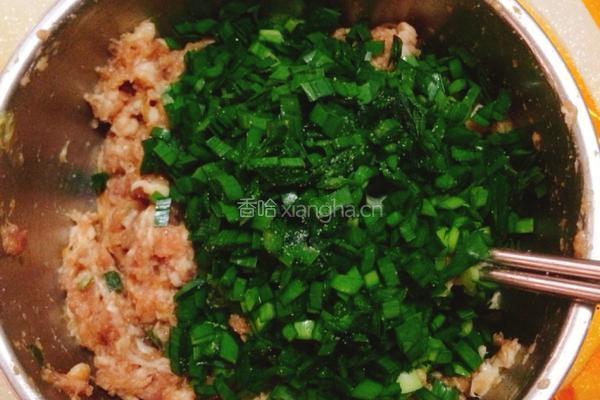 韭菜馅饺子的做法图解5