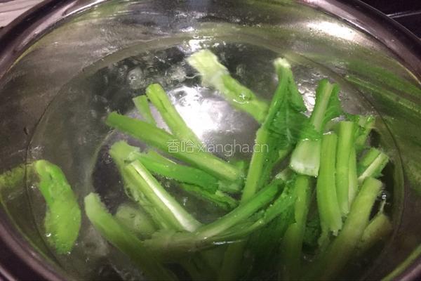 盐水春菜的做法图解4