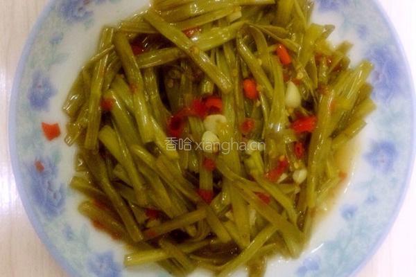 酸辣空心菜的做法图解6
