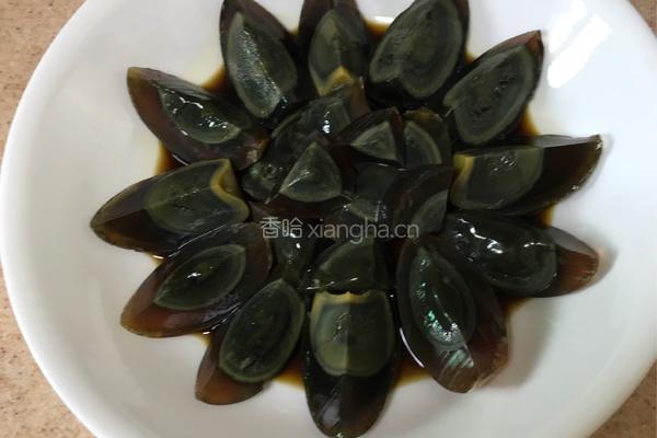 彩椒皮蛋的做法图解4