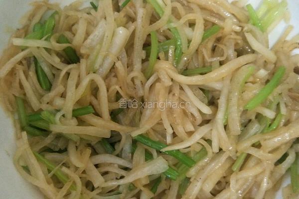 芹菜拌萝卜的做法图解8