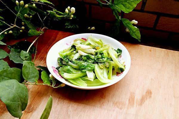 蚝油生菜的做法图解5