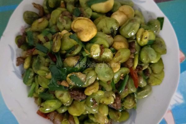 肉沫蚕豆的做法图解8