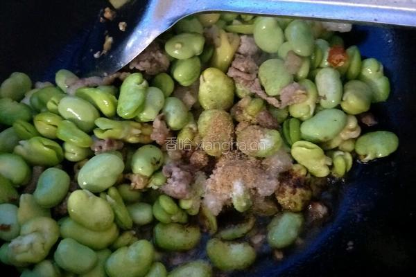 肉沫蚕豆的做法图解6