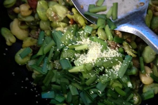 肉沫蚕豆的做法图解7