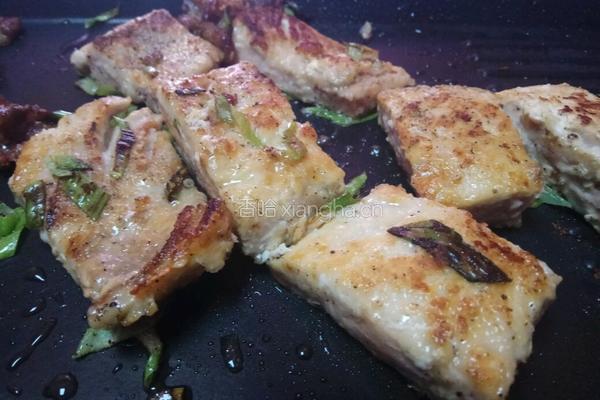 老屋私房菜 烤三文鱼的做法图解2