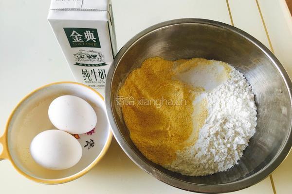 香煎玉米饼的做法图解1