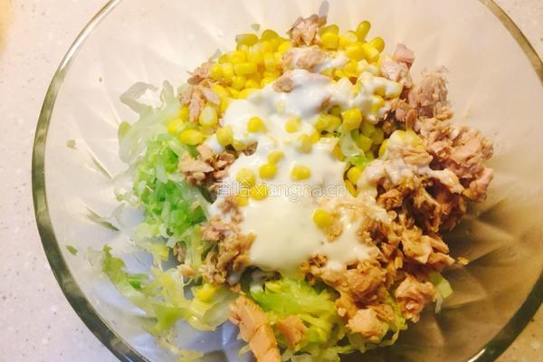 金枪鱼菜丝沙拉的做法图解9