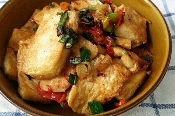 家常香煎豆腐的做法图解9