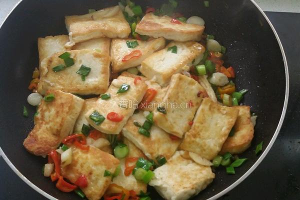 家常香煎豆腐的做法图解8