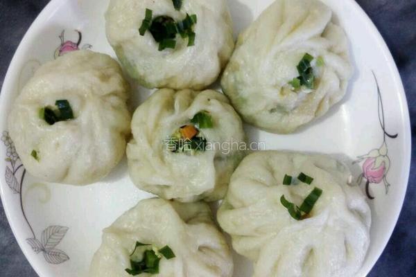 韭菜豆腐鸡蛋包子的做法图解7
