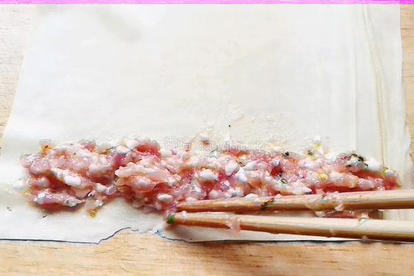 清蒸千张卷肉的做法图解4