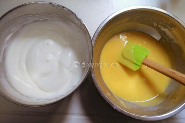 六寸戚风蛋糕(后蛋法)的做法图解4