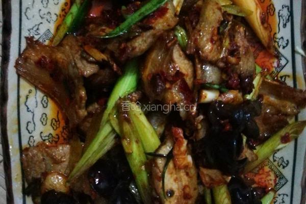 蒜苗豆豉回锅肉