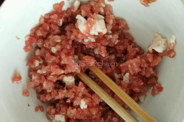肉末金针菇的做法图解2