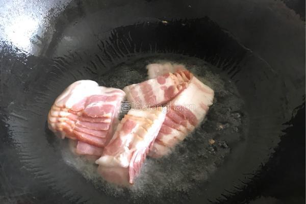 培根焖面的做法图解4