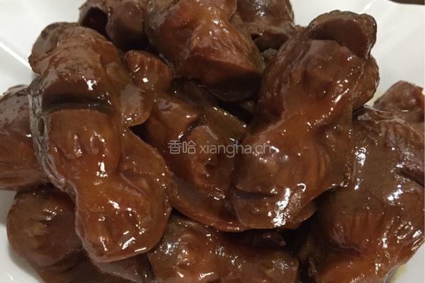 啤酒卤鸡胗的做法图解1