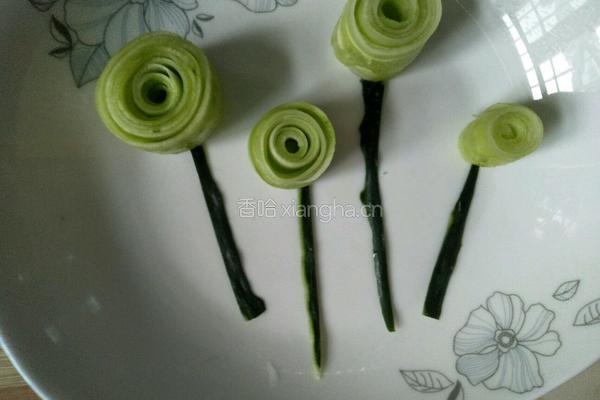 黄瓜花朵的做法图解8