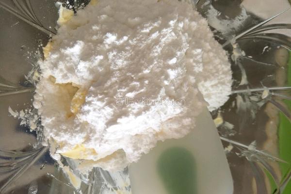 抹茶蔓越莓饼干的做法图解4