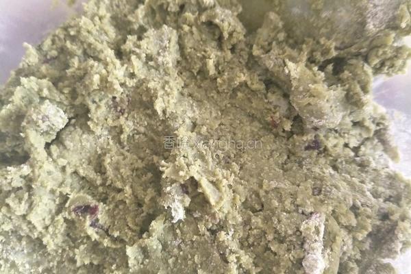 抹茶蔓越莓饼干的做法图解9