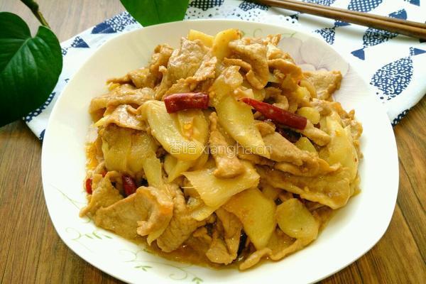 仔姜肉片的做法图解1