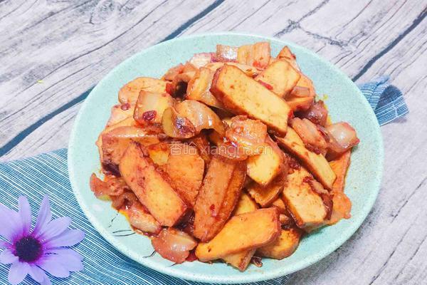 香干回锅肉的做法图解7