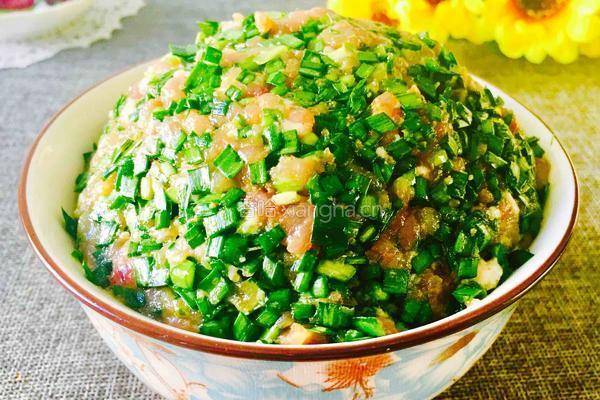 韭菜猪肉馅的做法图解8