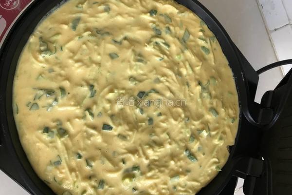 西葫芦玉米面煎饼的做法图解9