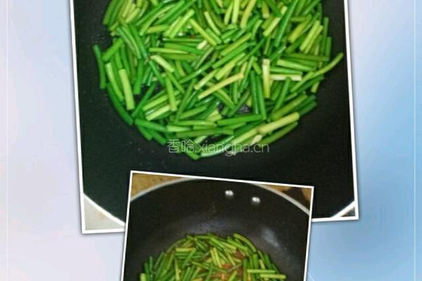蒜薹炒鸡蛋的做法图解3