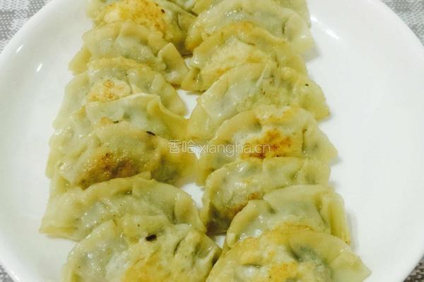 生煎槐花饺子