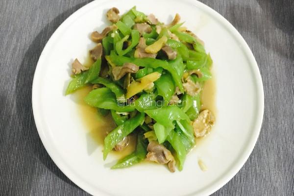 虎皮椒炒鸡胗的做法图解8