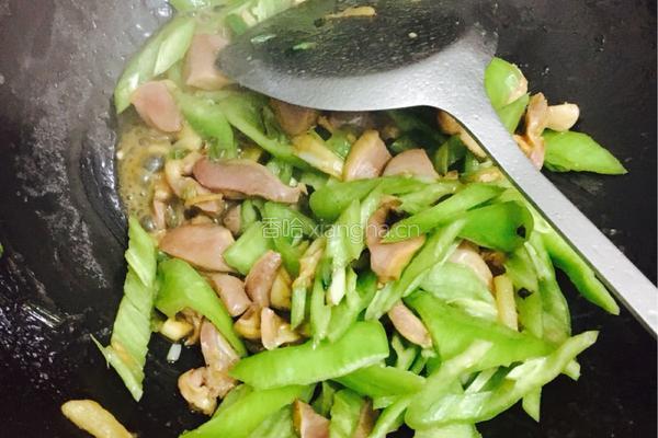 虎皮椒炒鸡胗的做法图解7
