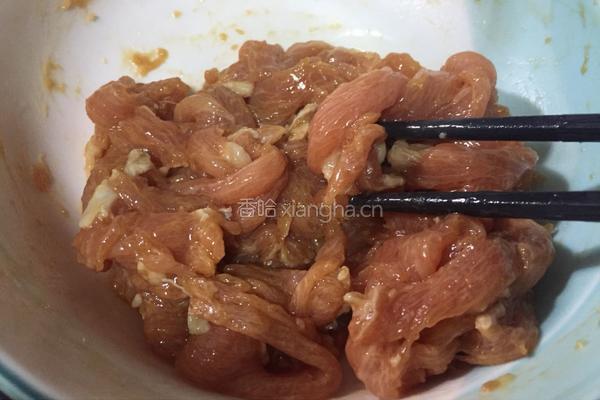 肉片炒青瓜的做法图解3