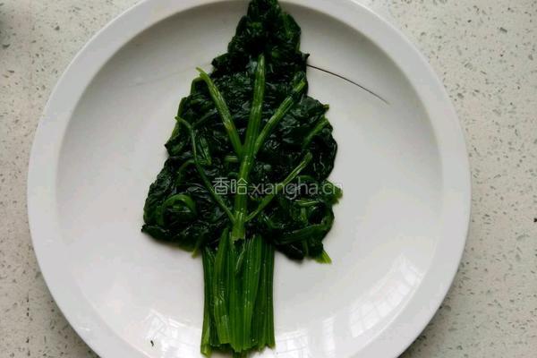 菠菜圣诞树的做法图解4