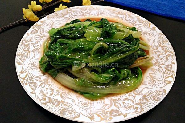 蚝油生菜的做法图解1