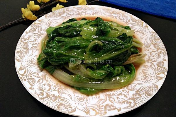 蚝油生菜的做法图解7
