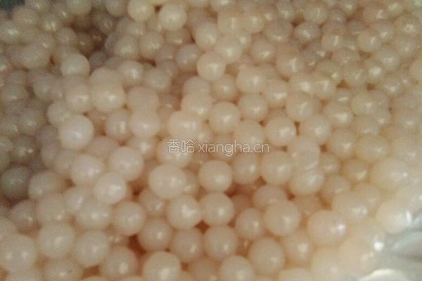 西瓜草莓酸奶西米露的做法图解1
