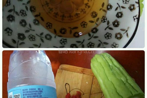 凉拌苦瓜圈的做法图解1