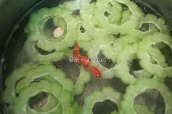 凉拌苦瓜圈的做法图解3