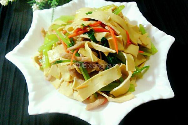 千张炒肉丝的做法图解8