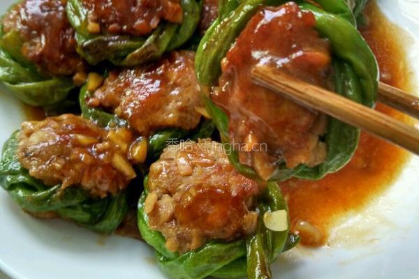 酿豆角的做法图解1