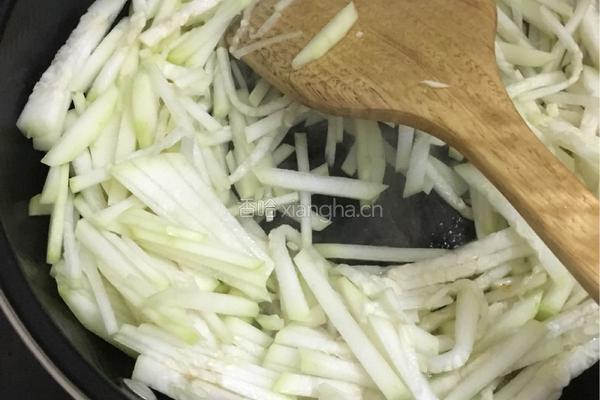 醋溜葫芦瓜的做法图解5