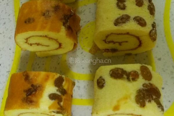 葡萄干蛋糕卷的做法图解21