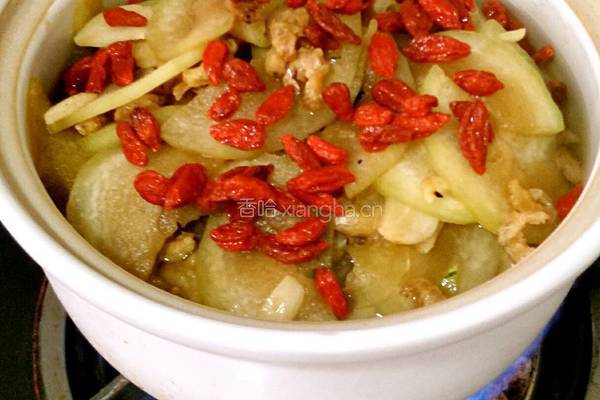 节瓜虾米粉丝煲的做法图解9
