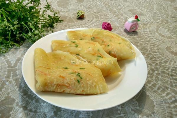 胡罗卜鸡蛋煎饼的做法图解7